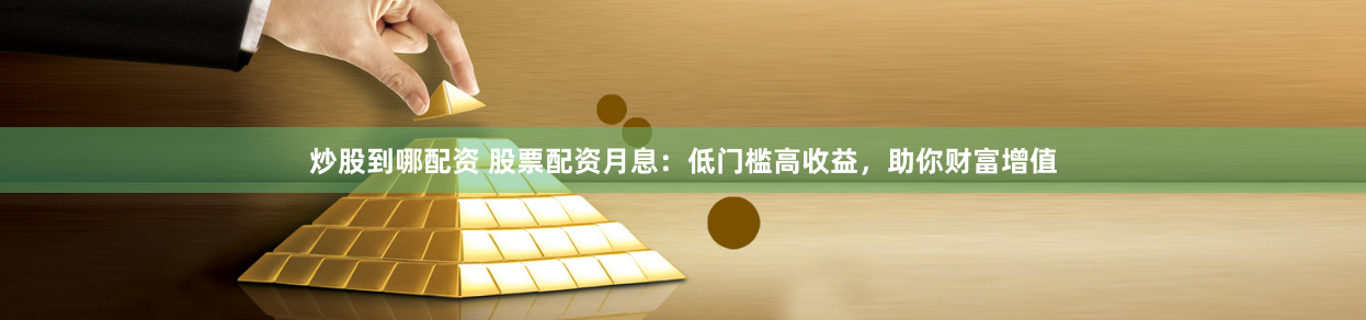 炒股到哪配资 股票配资月息：低门槛高收益，助你财富增值