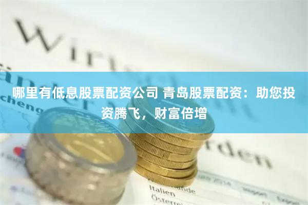 哪里有低息股票配资公司 青岛股票配资：助您投资腾飞，财富倍增