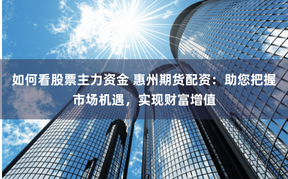 如何看股票主力资金 惠州期货配资：助您把握市场机遇，实现财富增值